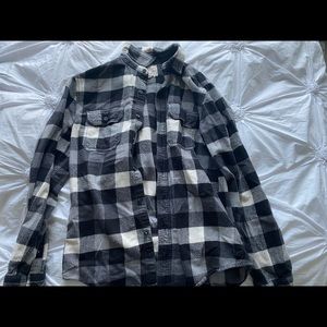 Black and white flannel